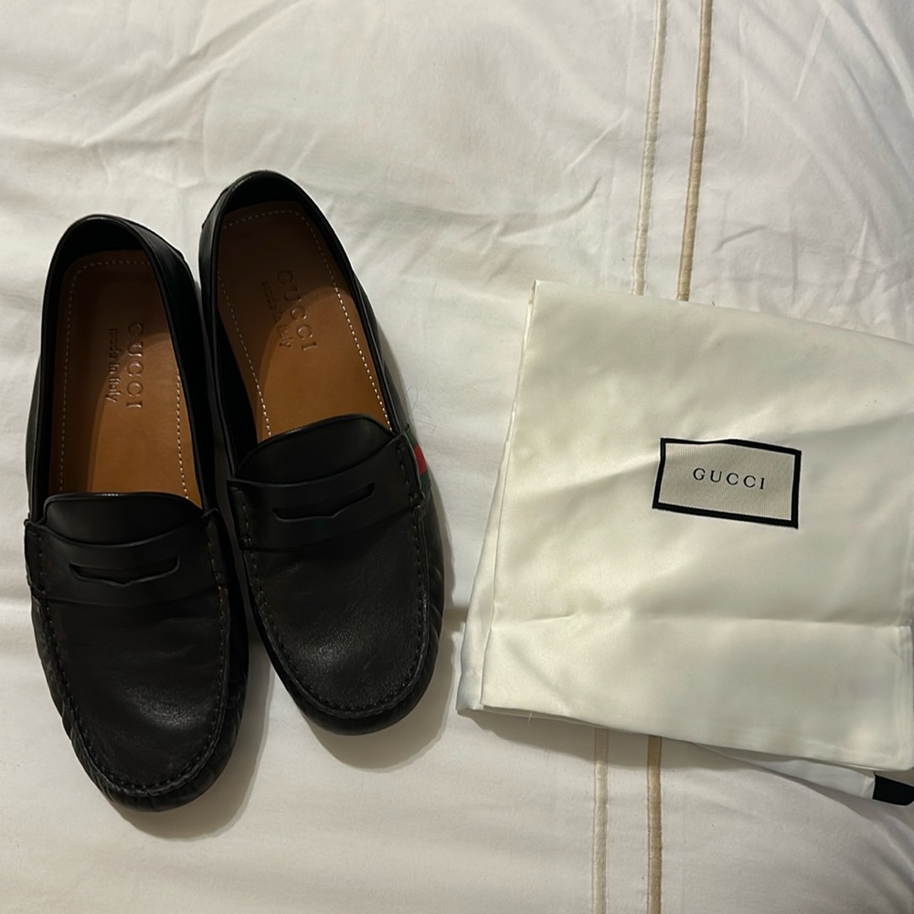 Black mens Gucci Drivers size 6 (UK men)